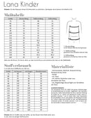 Papierschnittmuster Kinder Fadenkäfer Lana