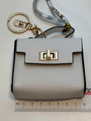 Anhänger für Tasche oder Schlüssel Handtasche Candy chic weiß