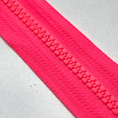 Veno Neon Reißverschluss P60 Meterware inkl. 1 aufgezogenen Schieber neonpink