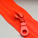 Veno Neon Reißverschluss P60 Meterware inkl. 1 aufgezogenen Schieber neonorange