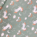 Baumwolle Stoff  Einhorn mint Swafing Timu