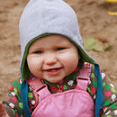 Papierschnittmuster Schnittreif Floh Wendemütze Kinder