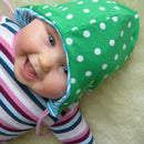 Papierschnittmuster Schnittreif Floh Wendemütze Kinder