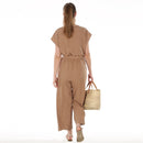Papierschnittmuster Studio Schnittreif Jumpsuit mit Wickeloptik Frau Zita