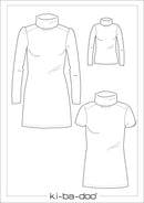 Papierschnittmuster Kibadoo MAjuna Rollkragen