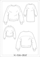 Papierschnittmuster Kibadoo Finja Sweater & Kleid