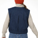 Papierschnittmuster Schnittreif Frau Bora gefütterte Weste mit Gummibund