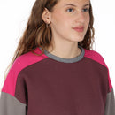 Papierschnittmuster Schnittreif Frau Alex Colourblocking Sweater mit Schulterpasse