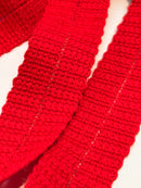 Einfassband Einfaßtresse 28mm rot