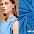 Fibre Mood Modal Sweat Stoff blau