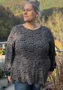 Papierschnittmuster Kibadoo Tiri Peplum Oberteil