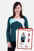 Papierschnittmuster Pattydoo Mellie Damen-Raglanshirt und Kleid