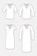 Papierschnittmuster Pattydoo Grace Damenkleid