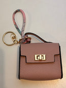 Anhänger für Tasche oder Schlüssel Handtasche Candy chic altrosa