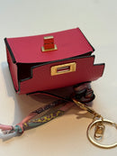 Anhänger für Tasche oder Schlüssel Handtasche Candy chic pink