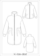 Papierschnittmuster Kibadoo Auri Zipper Jacke
