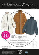 Papierschnittmuster Kibadoo Auri Zipper Jacke