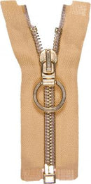 Veno Spiralreißverschluss teilbar gold 60 cm