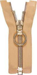 Veno Spiralreißverschluss teilbar gold 50 cm