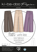 Papierschnittmuster Kibadoo Madita weite Hose
