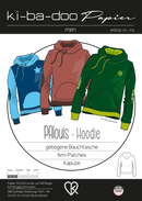 Papierschnittmuster Kibadoo Palouis Hoodie