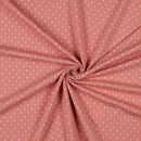 Jersey Stoff Dots Punkte lachsfarben
