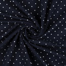Jersey Stoff Dots Punkte blau