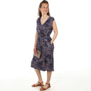 Papierschnittmuster Schnittreif Kleid in Wickeloptik Frau Flora