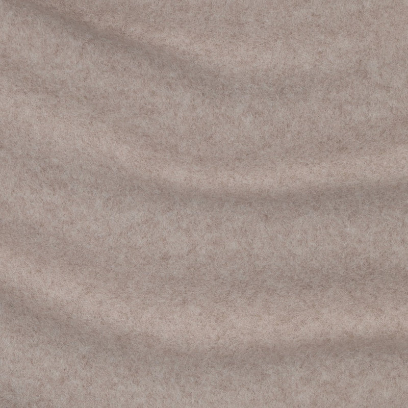 Baumwoll Fleece Stoff uni beige
