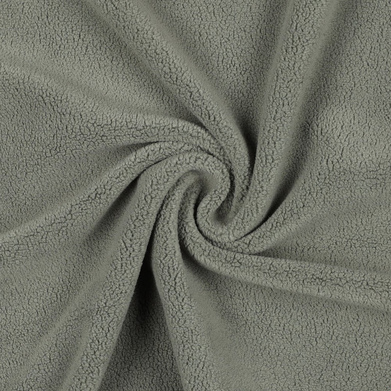 Micro-Fleece Stoff oliv grün