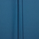 Beschichtete Baumwolle Stoff Punkte blau