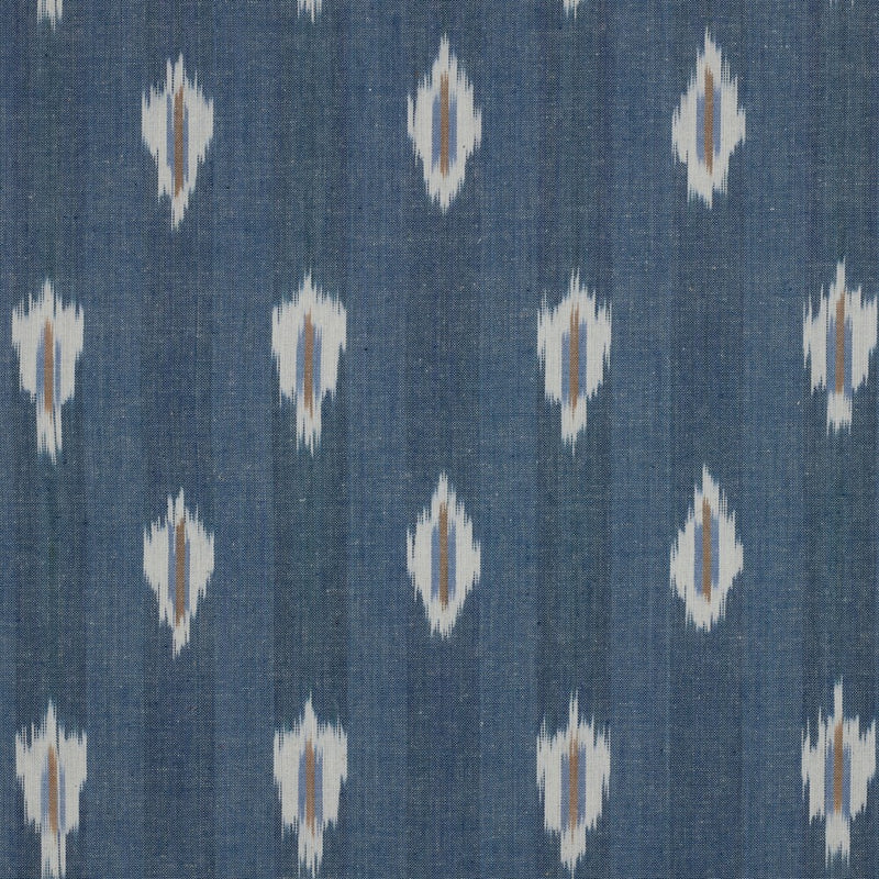 Baumwolle Muster blau ikat