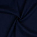 Leinen Stoff uni dunkelblau