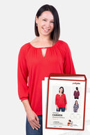 Papierschnittmuster Pattydoo Damenshirt & Bluse Carmen