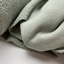Teddy Boucle Plüsch Stoff Jackenstoff mit Fleeceabseite Salbei