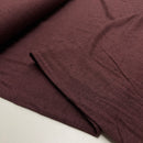 Viskose Woll Jersey Stoff uni bordeaux