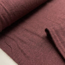 Viskose Woll Jersey Stoff uni bordeaux