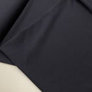 Toptex schwerer  Viskose Crepe Stoff mit Elastan dunkelblau