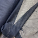 Tüll Brauttüll Feintüll dunkelblau