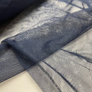 Tüll Brauttüll Feintüll dunkelblau