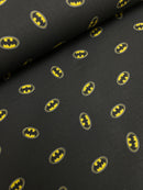 Baumwolle Stoff Batman schwarz
