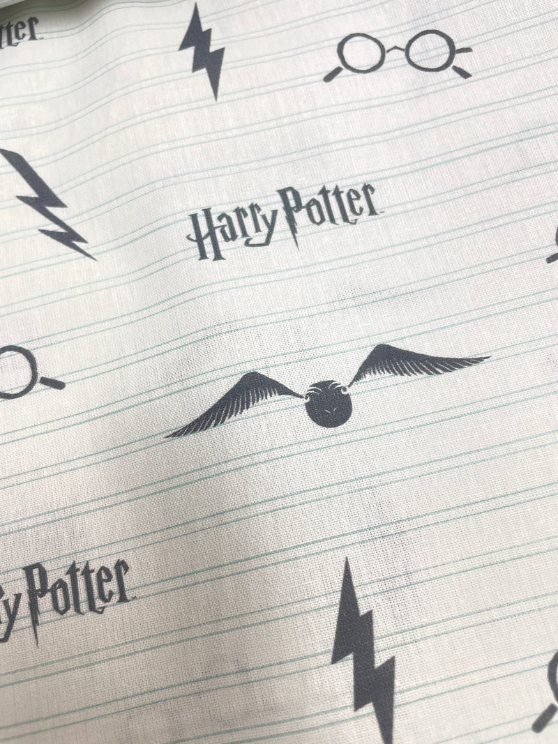 Baumwolle Stoff Harry Potter weiß