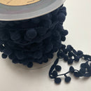 Pompom Borte 15 mm dunkelblau