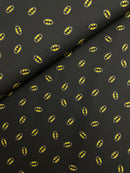 Baumwolle Stoff Batman schwarz