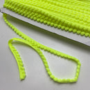 Pompom Borte mini neongelb