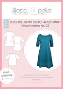 Papierschnittmuster Lillesol & Pelle Jerseykleid No. 22