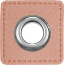 Veno Ösen Patches für Kordeln Lederimitat hellrosa