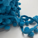 Pompom Borte 15 mm türkis
