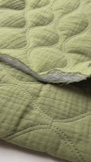 Jacken Doubleface Musselin Stepp Stoff Stepper oliv