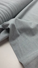 Jersey Stoff Streifen rauchblau Swafing Bella